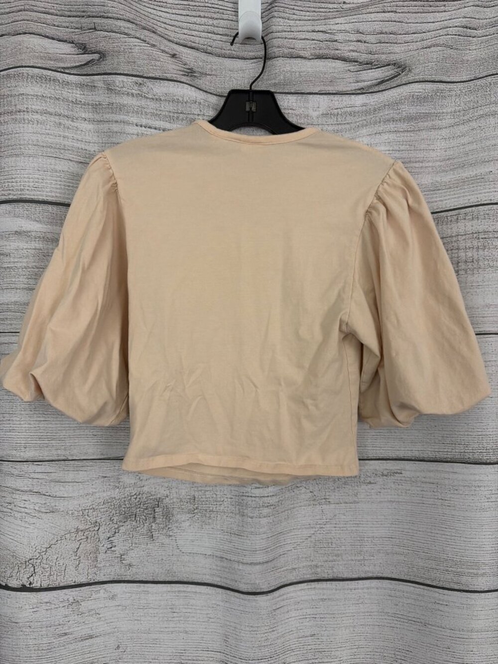 Levis Beige Puff Sleeve Womens Top Size S - Picture 4 of 4